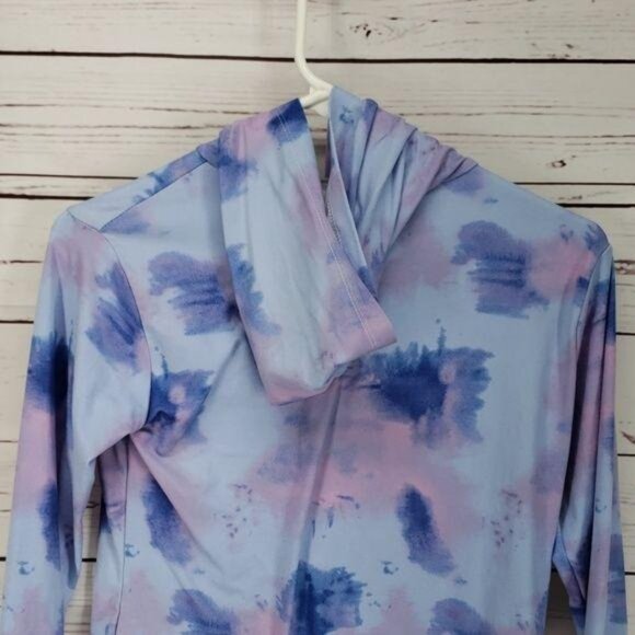 Soft Cozy Lifestyle By Poof Girl Tie-Dye Hoodie Sweatshirt L - Picture 6 of 7